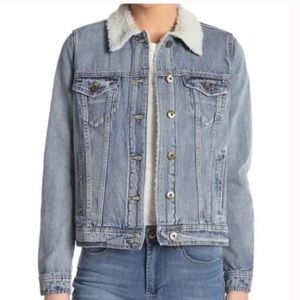 Articles of Society Liz Faux Shearling jean jacket women’s XS